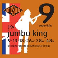 Set Guitarra Electroacústica Rotosound Jk9 (Jumbo King)