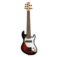U-Bass Sólido 5 Cuerdas Fretted Marron Burst Kala