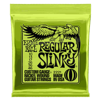 SET DE CUERDAS ERNIE BALL REGULAR SLINKY 10 – 46