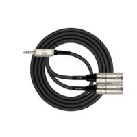 Cable Y Miniplug-2Xlr Macho 1M Y-370Pr-1M
