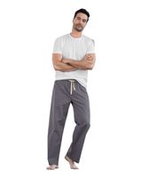 Leo Pantalón largo en algodón para hombre 033334 Gris Oscuro