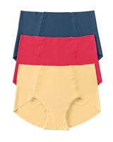 Leonisa Panties Clasico 12882X3 Amarillo / Azul / Coral