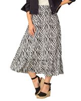 Leonisa Falda larga estampado animal print con elástico en cintura F6182 Animal Print