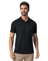 Leo Camiseta tipo polo manga corta masculina M3115 Negro
