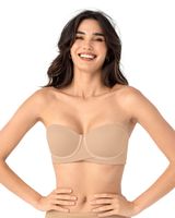 Leonisa Brasieres Strapless 091151 Cafe Medio