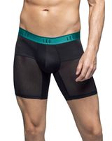 Ropa Interior Masculina Boxer Deportivo 033272N Negro/VerdeO
