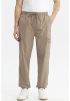 Pantalón Hombre Doble Bolsillo Cargo Café