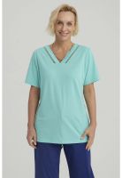 Polera Mujer Lisa Turquesa - ll