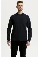 Polera Hombre Pique Básica Azul Marino - ll