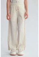 Pantalón Niña Crep Accesorios Cordón Beige