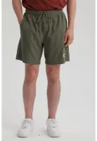 Bermuda Hombre Textura Liso Verde Militar