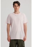 Polera Hombre Long Fit Básica Rosado Claro