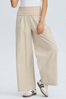 Pantalón Mujer Pretina Beige