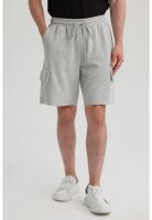 Bermuda Hombre Cargo Gris Melange