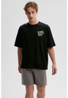 Polera Hombre Graffiti City Negro