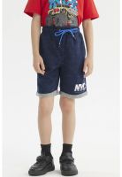 Bermuda Niño Bermuda Básico Azul Oscuro