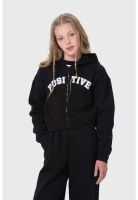 Polerón Niña Print Negro