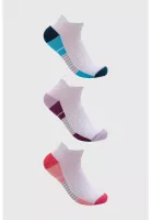 Calceta Deportiva Mujer Tripack Blanco - V