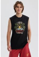 Polera Hombre Print Posicional Negro - VI