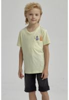 Polera Niño Bolsillo Print Amarillo