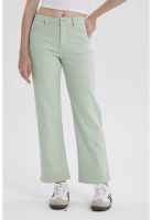 Jeans Mujer Calce Recto Verde Agua