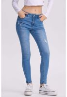 Jeans Mujer Super Skinny Lia Azul Claro