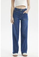 Jeans Mujer Calce Recto Azul - lV