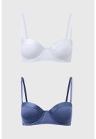 Sostén Mujer Copa Soft Strapless Gris Oscuro