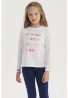 Polera Niña Básica Toddler Blanco