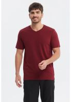 Polera Hombre Básica Burdeo