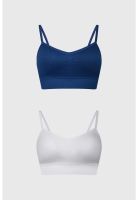 Sostén Mujer Bipack Peto Liso Azul Marino