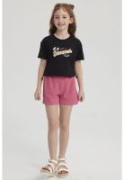 Polera Niña Ajustador Costado Negro