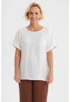 Blusa Mujer Roll Up Crudo