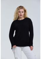 Polera Mujer Rib Negro - VI