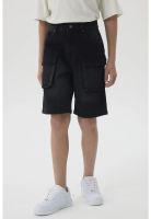 Bermuda Niño Denim Cargo Negro