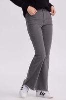 Jeans Mujer Flare Monse Gris