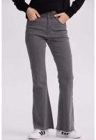 Jeans Mujer Flare Monse Gris