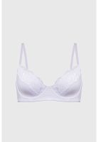 Sostén Mujer Copa Soft Encaje Superior Blanco