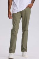 Jeans Hombre Slim Color Verde Militar