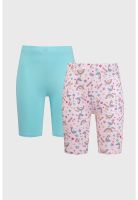 Calza Niña Biker Toddler Rosado Claro