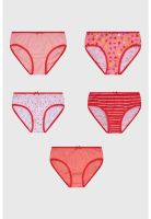 Calzón Niña Pack 5 Full Print Mini Print Rosado