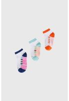 Calceta Deportiva Niña Tripack Menta