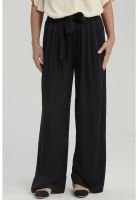 Pantalón Mujer Palazzo Print Negro