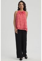 Pantalón Mujer Pretina Elasticada Negro