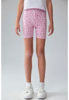 Calza Niña Biker Teens Rosado