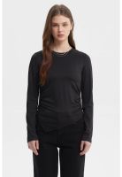 Polera Mujer Basta En Punta Negro