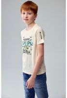 Polera Niño Print Gamer Crudo