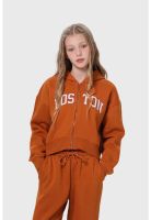 Polerón Niña Print Camel