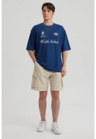 Polera Hombre Print Azul Marino