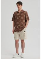 Camisa Hombre Full Print Chocolate